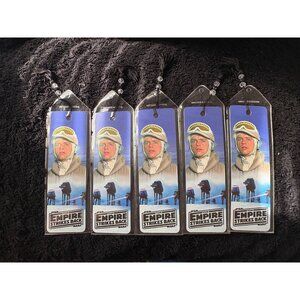 Star Wars Empire Strikes Back Luke Skywalker Bookmarks Beaded Tassels Set Of 5